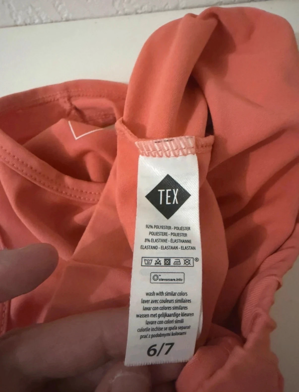 Top deportivo técnico Tex viejo rosa espalda de nadador - Talla 6-7 años - Ideal para gimnasia y danza – photo 5